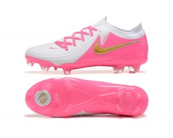 Nike Phantom Luna Elite FG Low Peach White Gold Soccer Cleats For Men 