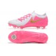 Nike Phantom Luna Elite FG Low Peach White Gold Soccer Cleats For Men