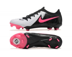 Nike Phantom Luna Elite FG Low Pink Black White Soccer Cleats For Men 