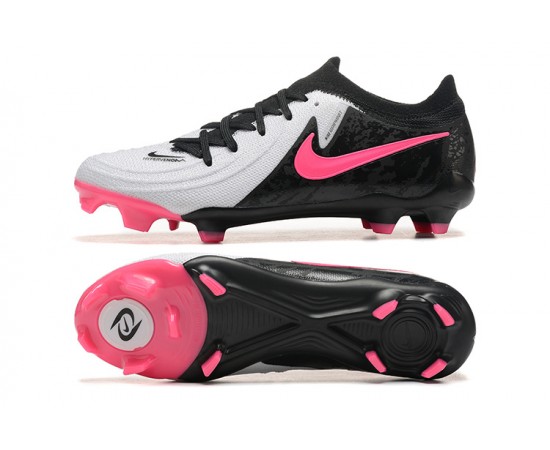 Nike Phantom Luna Elite FG Low Pink Black White Soccer Cleats For Men