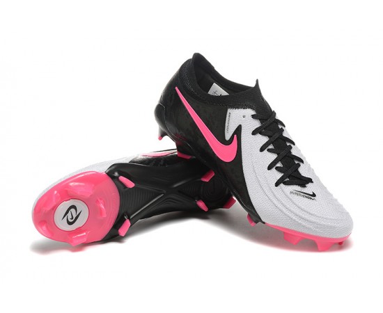 Nike Phantom Luna Elite FG Low Pink Black White Soccer Cleats For Men