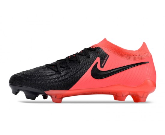 Nike Phantom Luna Elite FG Low Purple Black Peach Soccer Cleats For Men And Women