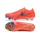 Nike Phantom Luna Elite FG Low Red Gray Soccer Cleats For Men