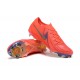 Nike Phantom Luna Elite FG Low Red Gray Soccer Cleats For Men