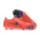 Nike Phantom Luna Elite FG Low Red Gray Soccer Cleats For Men