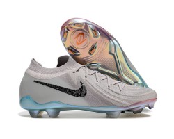 Nike Phantom Luna Elite FG Low Soccer Cleats Grey Black For Men And Women 