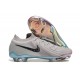 Nike Phantom Luna Elite FG Low Soccer Cleats Grey Black For Men And Women