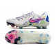 Nike Phantom Luna Elite FG Low Soccer Cleats White Purple Blue For Men And Women