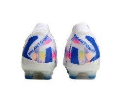 Nike Phantom Luna Elite FG Low Soccer Cleats White Purple Blue For Men And Women 