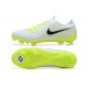 Nike Phantom Luna Elite FG Low White Black Green Soccer Cleats For Men