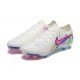 Nike Phantom Luna Elite FG Low White Blue Pink Soccer Cleats For Men