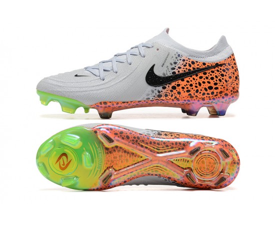 Nike Phantom Luna Elite FG Low White Green Soccer Cleats For Men