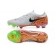 Nike Phantom Luna Elite FG Low White Green Soccer Cleats For Men