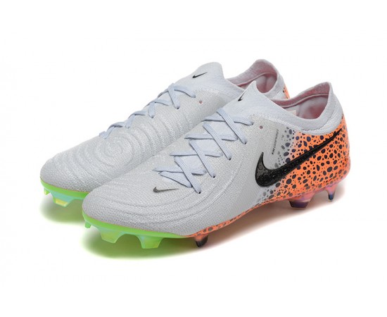 Nike Phantom Luna Elite FG Low White Green Soccer Cleats For Men