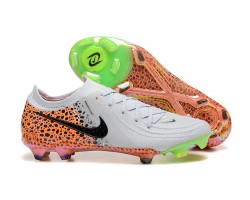 Nike Phantom Luna Elite FG Low White Green Soccer Cleats For Men 