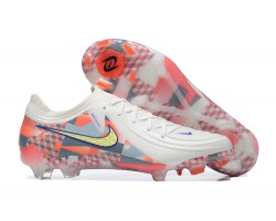 Nike Phantom Luna Elite FG Low White Orange Yellow Soccer Cleats For Men 