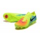 Nike Phantom Luna Elite FG Low Yellow Black Blue Soccer Cleats For Men