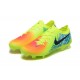 Nike Phantom Luna Elite FG Low Yellow Black Blue Soccer Cleats For Men