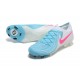 Nike Phantom Luna Elite FG Ltblue Beige Pink Low Soccer Cleats For Men