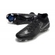 Nike Phantom Luna Elite NU FG All Black And White High Soccer Cleats For Men