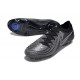 Nike Phantom Luna Elite NU FG All Black White Low Soccer Cleats For Men