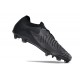 Nike Phantom Luna Elite NU FG All Black White Low Soccer Cleats For Men