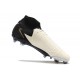 Nike Phantom Luna Elite NU FG Beige Black Gold High Soccer Cleats For Men