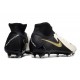 Nike Phantom Luna Elite NU FG Beige Black Gold High Soccer Cleats For Men