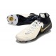 Nike Phantom Luna Elite NU FG Beige Black Gold High Soccer Cleats For Men