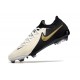 Nike Phantom Luna Elite NU FG Beige Gold Black Low Soccer Cleats For Men