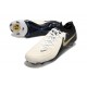 Nike Phantom Luna Elite NU FG Beige Gold Black Low Soccer Cleats For Men