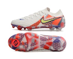 Nike Phantom Luna Elite NU FG Beige Yellow Orange Low Soccer Cleats For Men