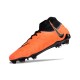 Nike Phantom Luna Elite NU FG Black Orange High Soccer Cleats For Men