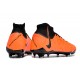 Nike Phantom Luna Elite NU FG Black Orange High Soccer Cleats For Men