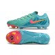 Nike Phantom Luna Elite NU FG Green Ltblue Pink Low Soccer Cleats For Men