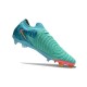 Nike Phantom Luna Elite NU FG Green Ltblue Pink Low Soccer Cleats For Men