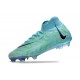 Nike Phantom Luna Elite NU FG Ltblue Black High Soccer Cleats For Men