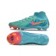 Nike Phantom Luna Elite NU FG Ltblue Peach High Soccer Cleats For Men