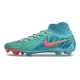 Nike Phantom Luna Elite NU FG Ltblue Peach High Soccer Cleats For Men