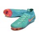 Nike Phantom Luna Elite NU FG Ltblue Peach High Soccer Cleats For Men