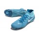 Nike Phantom Luna Elite NU FG Ltblue White High Soccer Cleats For Men