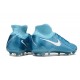 Nike Phantom Luna Elite NU FG Ltblue White High Soccer Cleats For Men