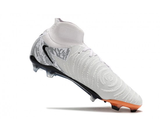 Nike Phantom Luna Elite NU FG Orange And Grey Black High Soccer Cleats For Men