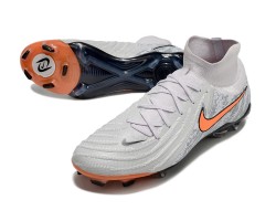 Nike Phantom Luna Elite NU FG Orange And Grey Black High Soccer Cleats For Men