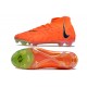 Nike Phantom Luna Elite NU FG Orange Black Green High Soccer Cleats For Men