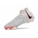 Nike Phantom Luna Elite NU FG Orange Grey Black White High Soccer Cleats For Men