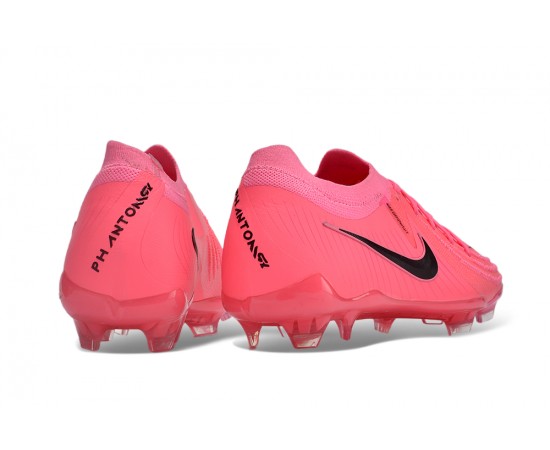 Nike Phantom Luna Elite NU FG Pink Black Low Soccer Cleats For Men