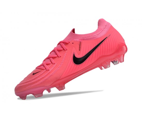 Nike Phantom Luna Elite NU FG Pink Black Low Soccer Cleats For Men