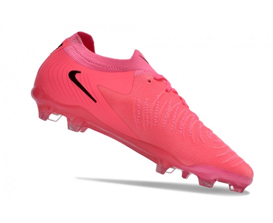 Nike Phantom Luna Elite NU FG Pink Black Low Soccer Cleats For Men