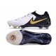 Nike Phantom Luna Elite NU FG White Black Gold Low Soccer Cleats For Men